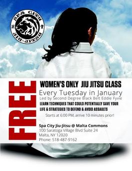 Women's self defense and Jiu Jitsu in Saratoga Springs Malta Ballston Spa